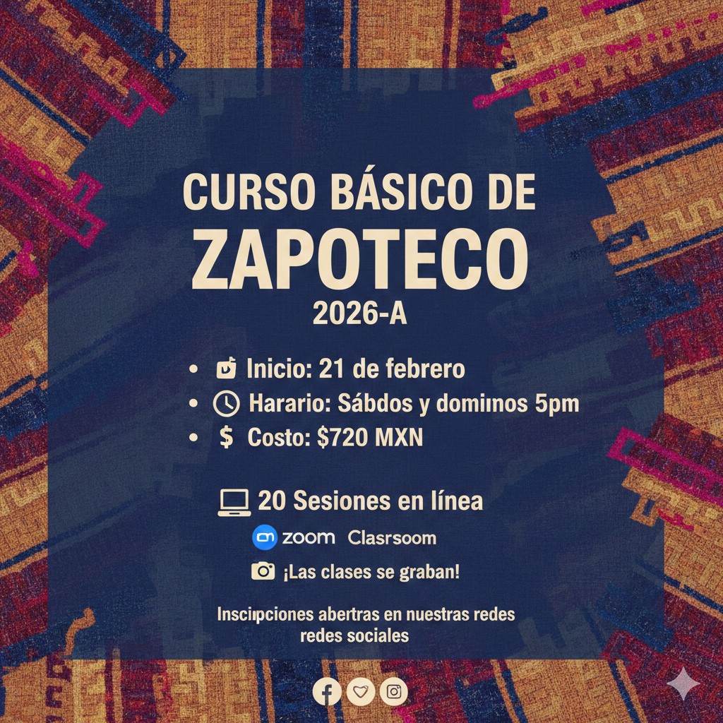 Online course for Zapotec language, 